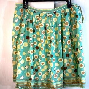 Large Max Studio Polka Dot Skirt
